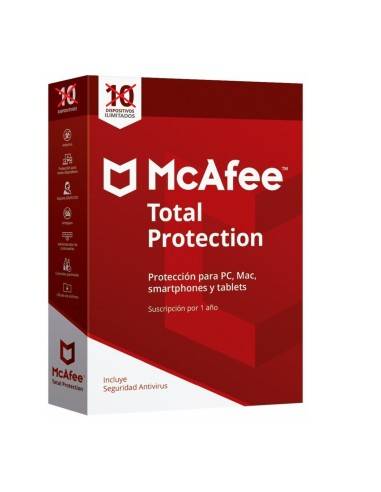 McAfee Total Protection, 1 año, Equipos Ilimitados